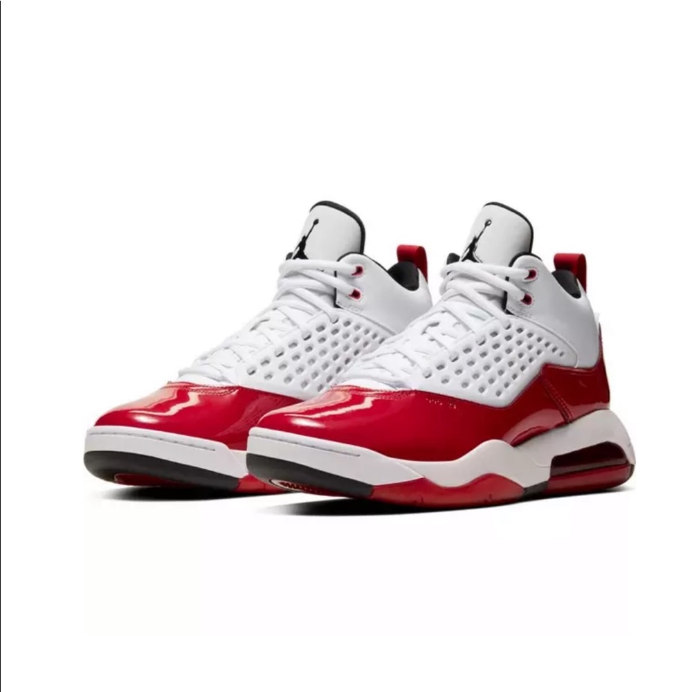 DONATED  EUC Jordan Maxin 200 "White/Red" Men's Shoes 8.5